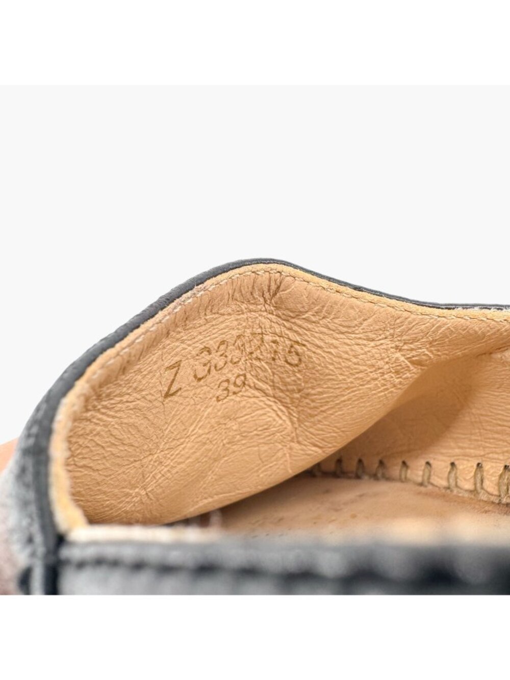 Chanel Black Leather CC Logo Espadrille Flats Size 39 US 8.5 Platform Shoes - Picture 14 of 14